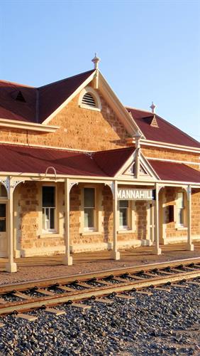 Manna Hill Train Station, SA.